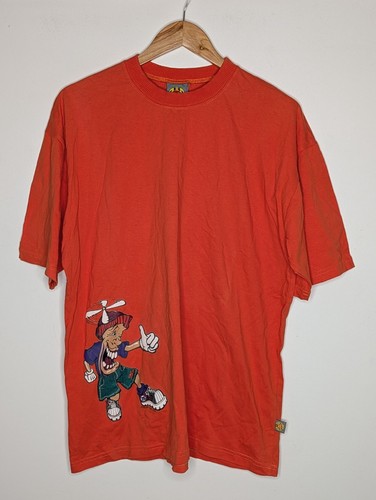 Vintage 90s red shirt tee - vintage,